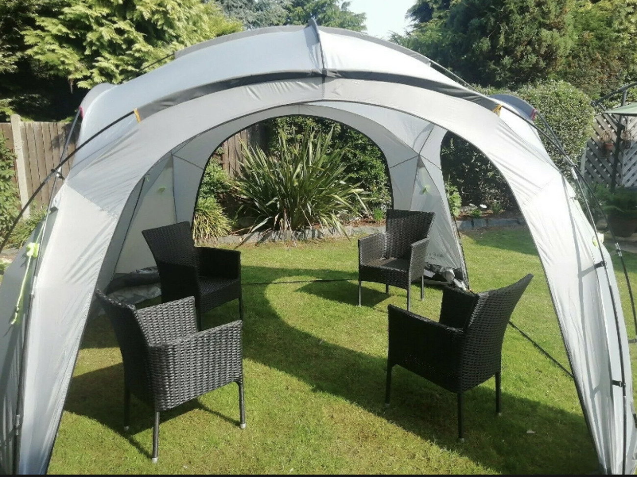 Gazeebo  / shelter 3.5 by 3.5 - all sides open independently