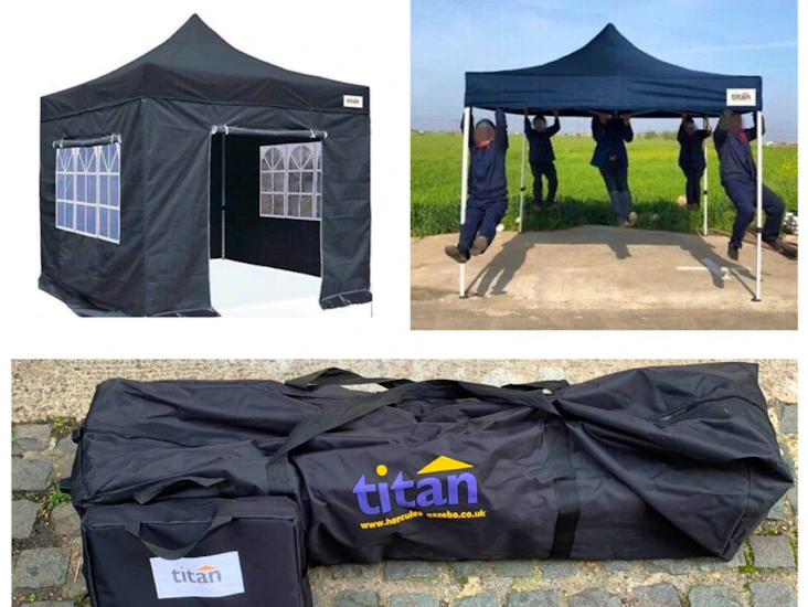 Gazebo 3x3m pop up party event garden film bbq marquee food