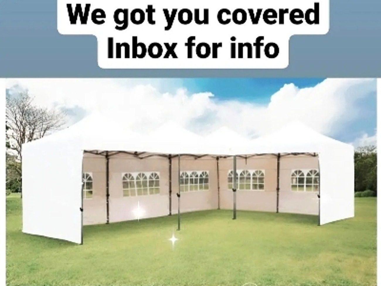Gazebos for your outside garden partys and events