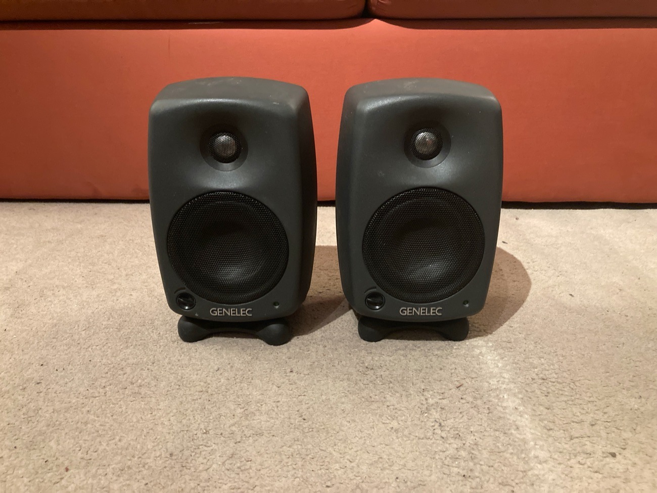 Genelec 8020a nearfield monitor speakers