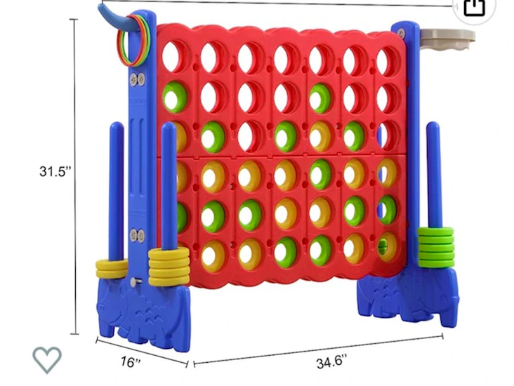 Giant connect 4/ for in a row game.