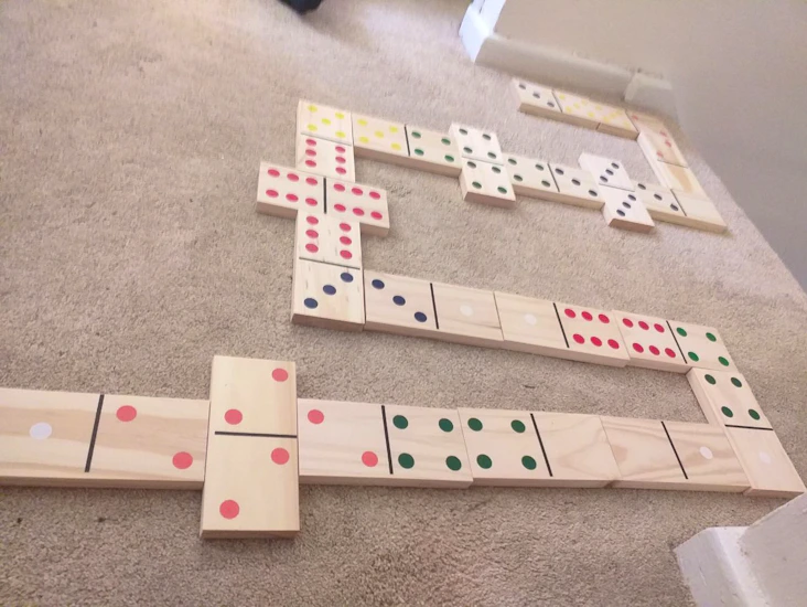 Giant dominoes