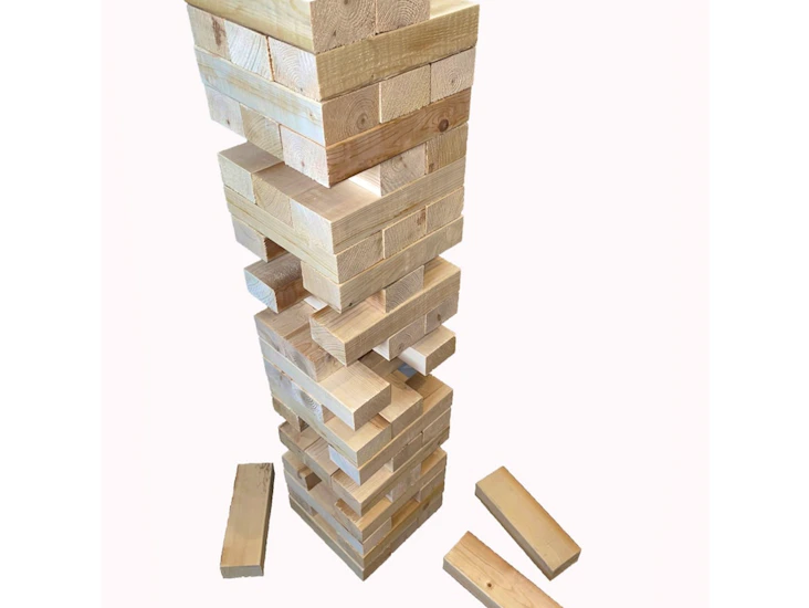Giant jenga game