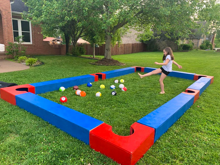 Giant soccer pool