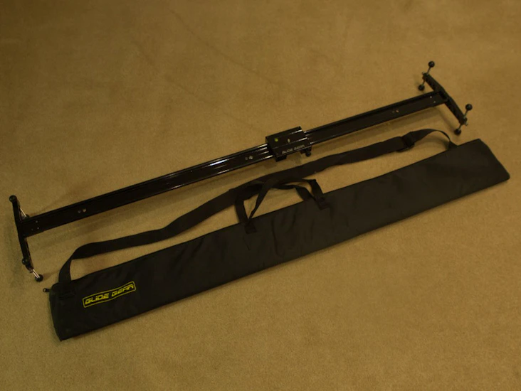 Glide gear 120cm 4ft (1.2m) smooth camera slider in a pouch.