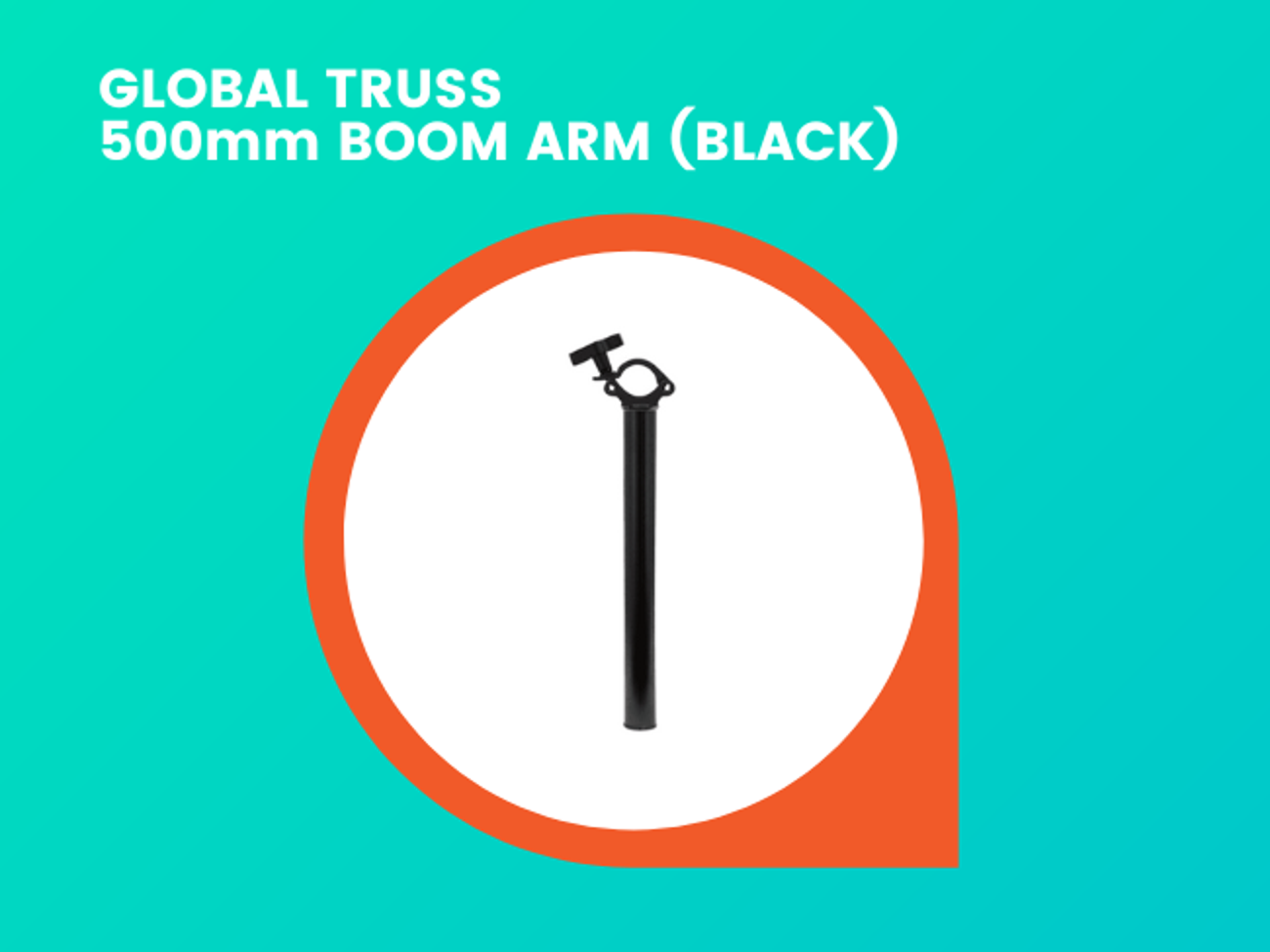 Global truss 750mm boom arm (black)