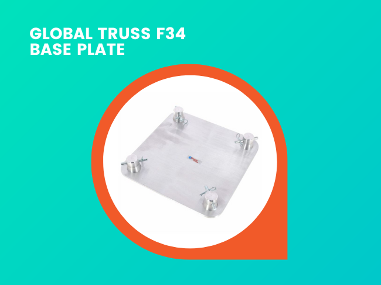 Global truss f34 base plate