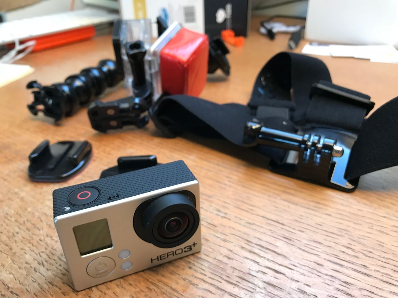 Go pro hero 3+ with accessories