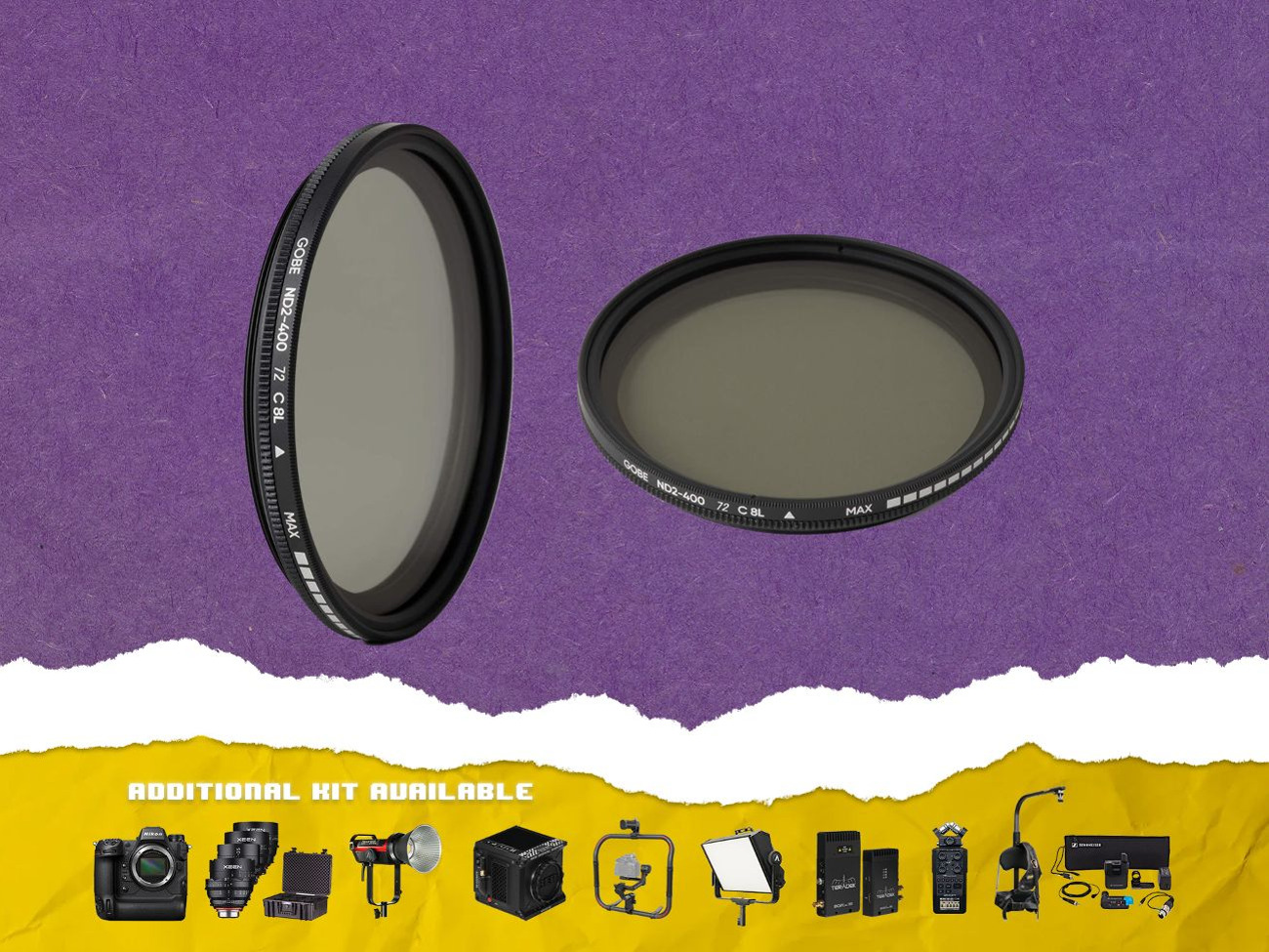 Gobe 72mm nd2-400 variable nd lens filter