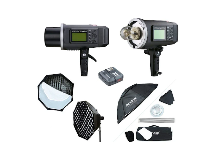 Godox battery powered flash head strobe studio light -canon sony nikon panasonic olympus