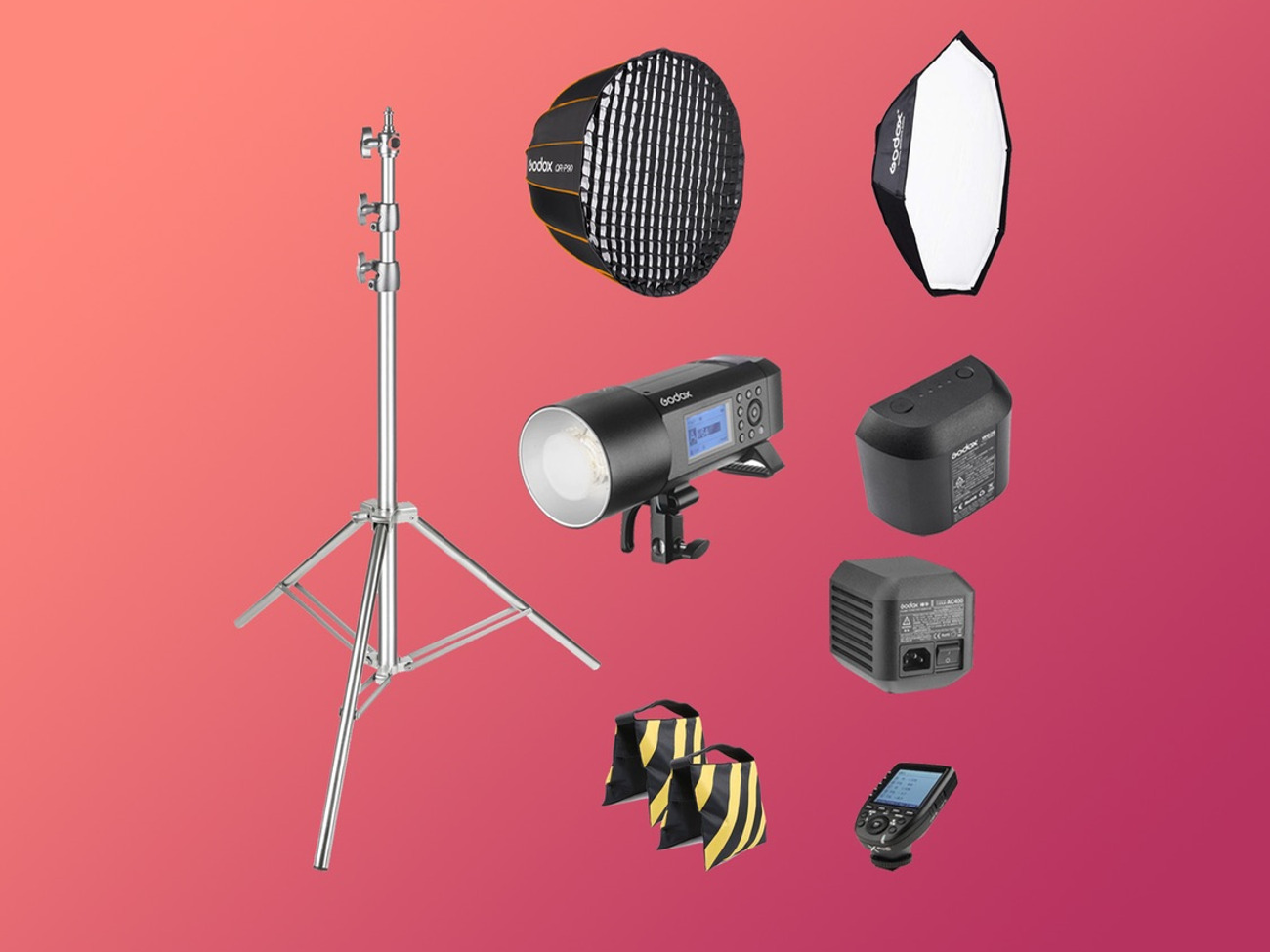 Godox ad400 flash kit + trigger (canon, nikon, fuji or sony)  