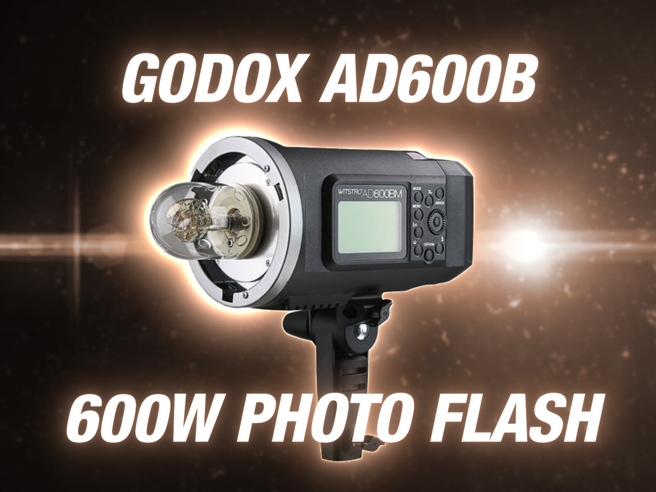 Godox ad600b + sony trigger + soft box + lightstand