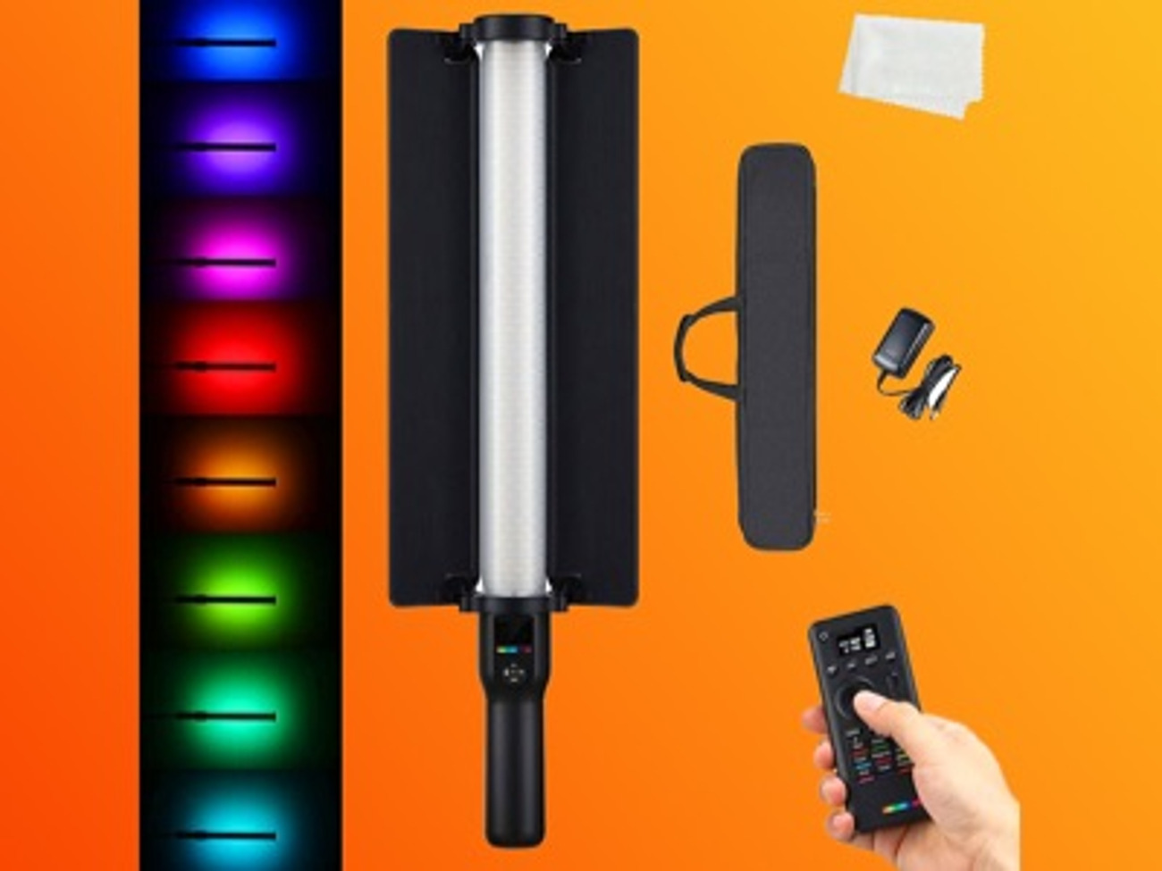 Godox lc500r rgb led light full set