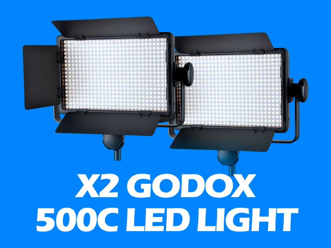 Godox led 500c bicolour led panel kit