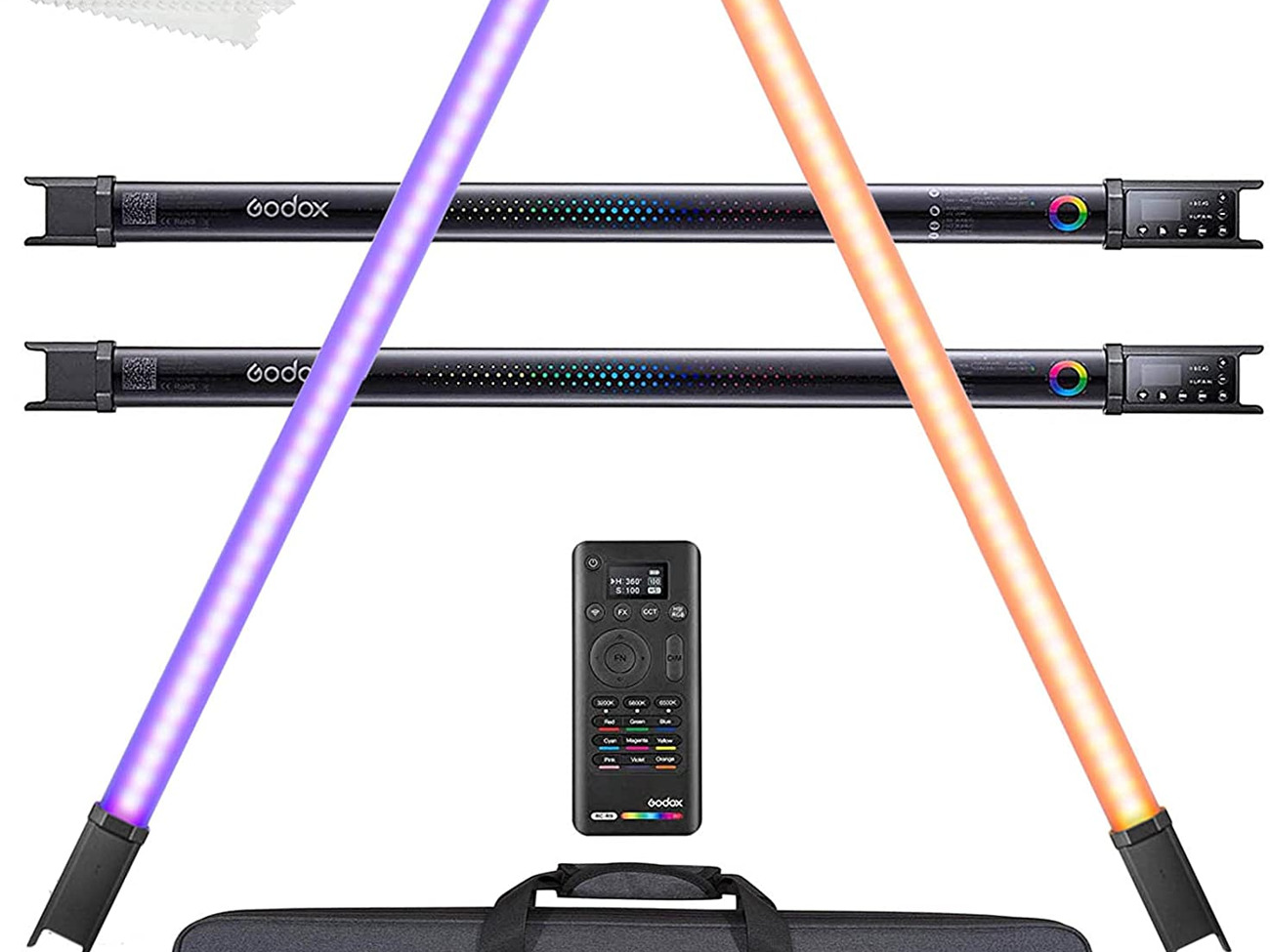 Godox light tubes- tl60 x2 full rgb