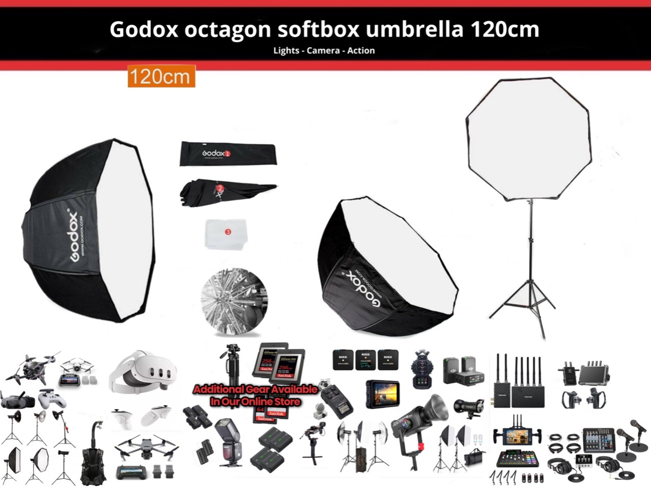 Godox octagon softbox 120cm