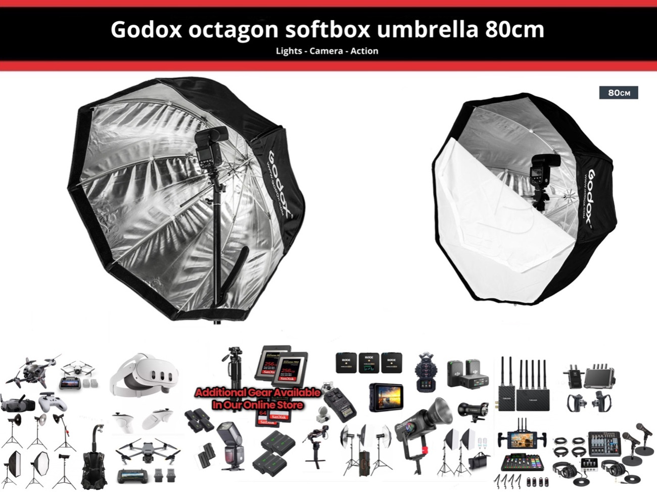 Godox octagon softbox 80cm
