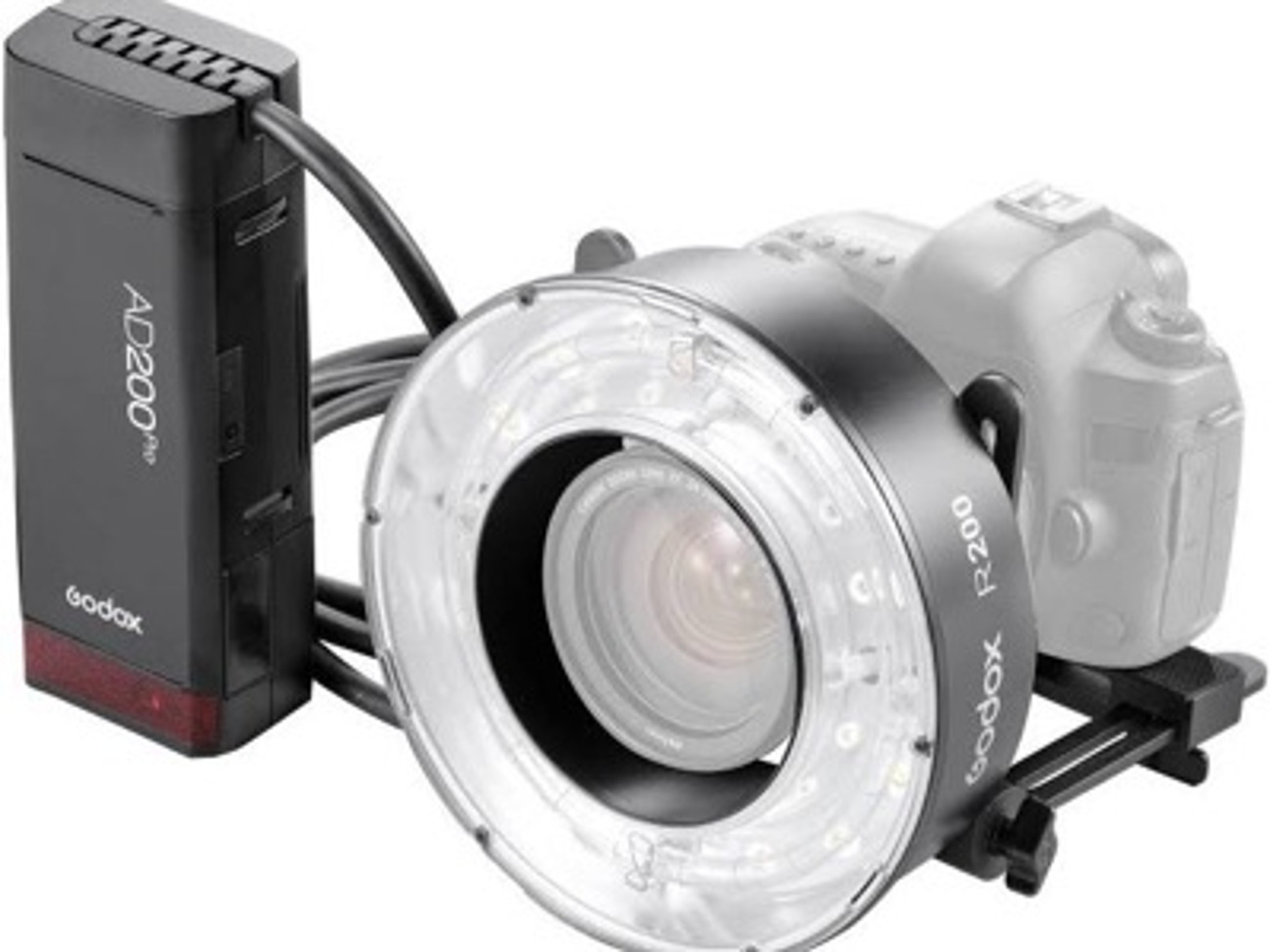 Godox r200 ring flash, ad200 + trigger not included 