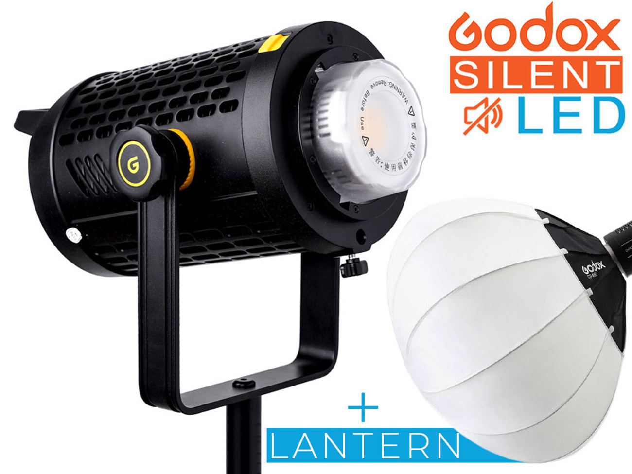 Rent Godox UL150 Silent LED Video Interview Light 150W + Lantern