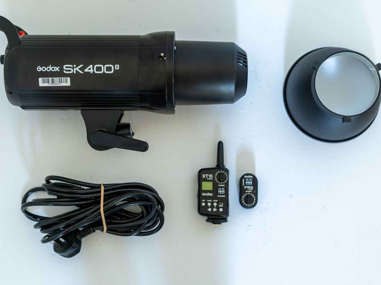 Godox sk400ii flash unit + trigger & receiver