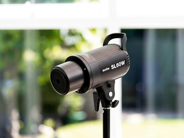 Godox sl60w led video light with softbox