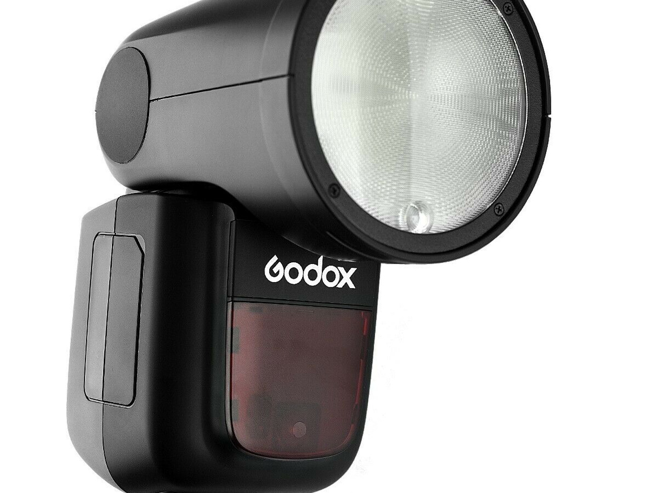 Godox v1 | li-ion round head speedlite flash for canon