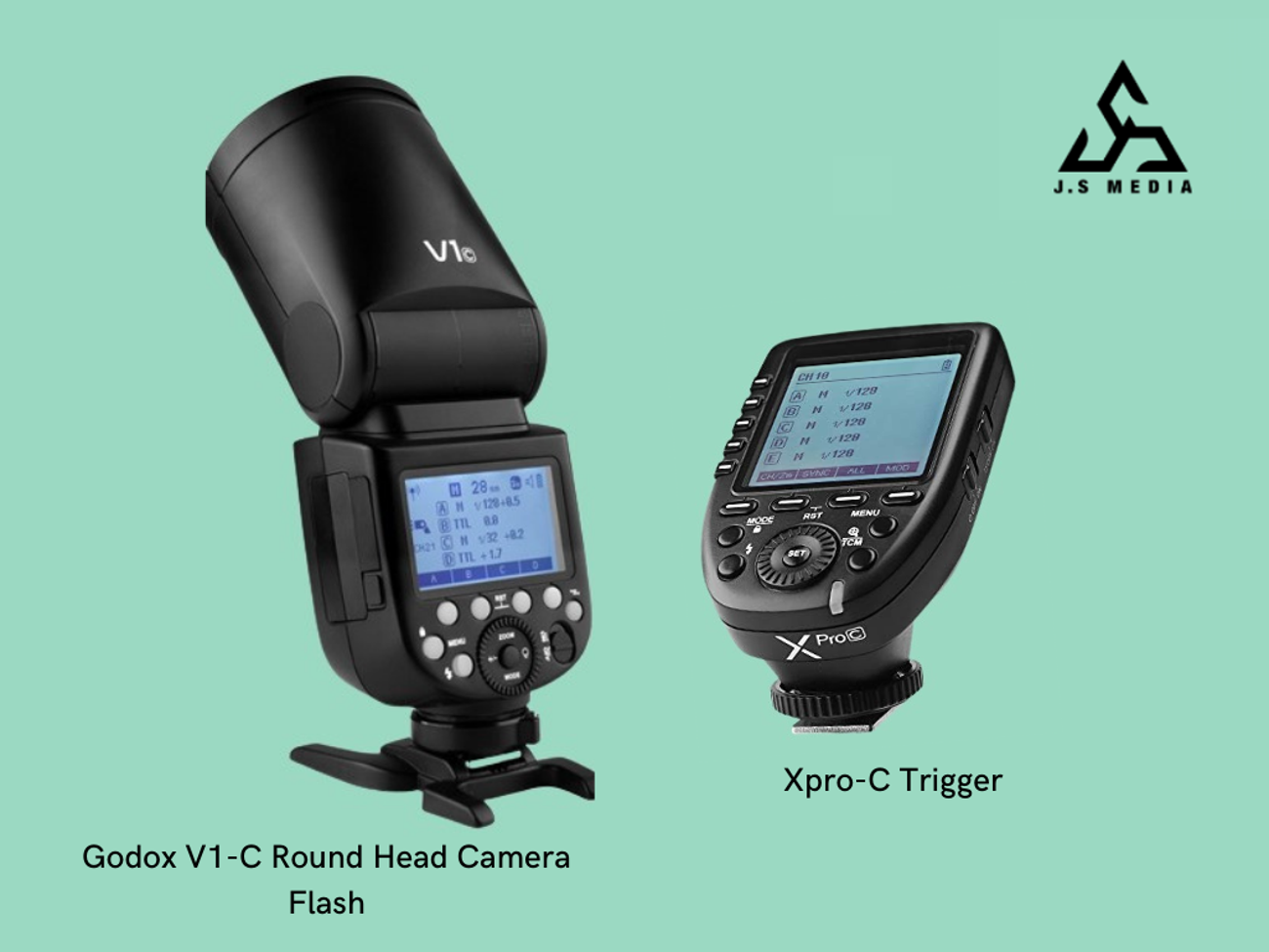 Godox v1-c + xpro-c trigger