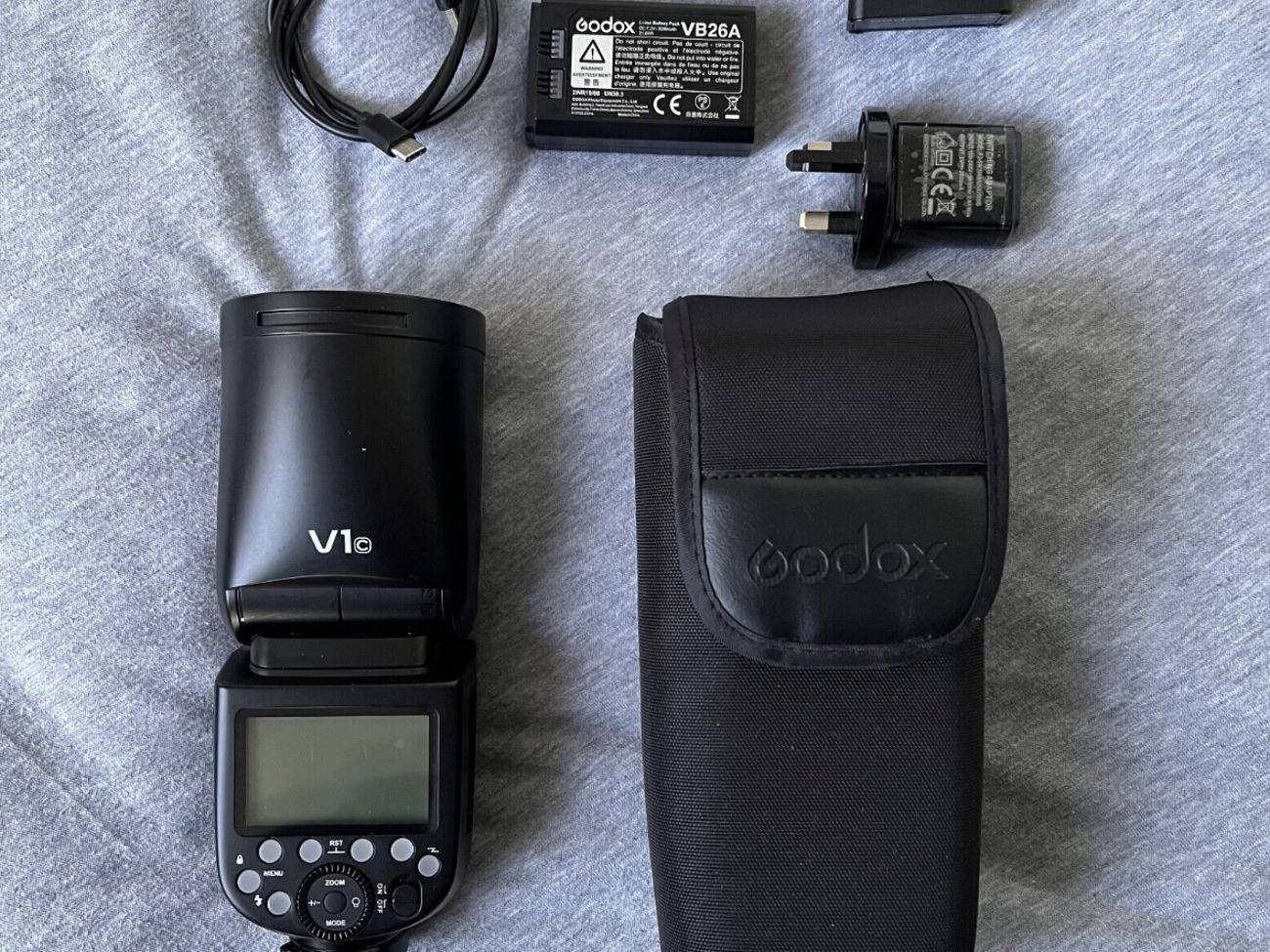 Godox v1c ttl highspeed flash (canon)