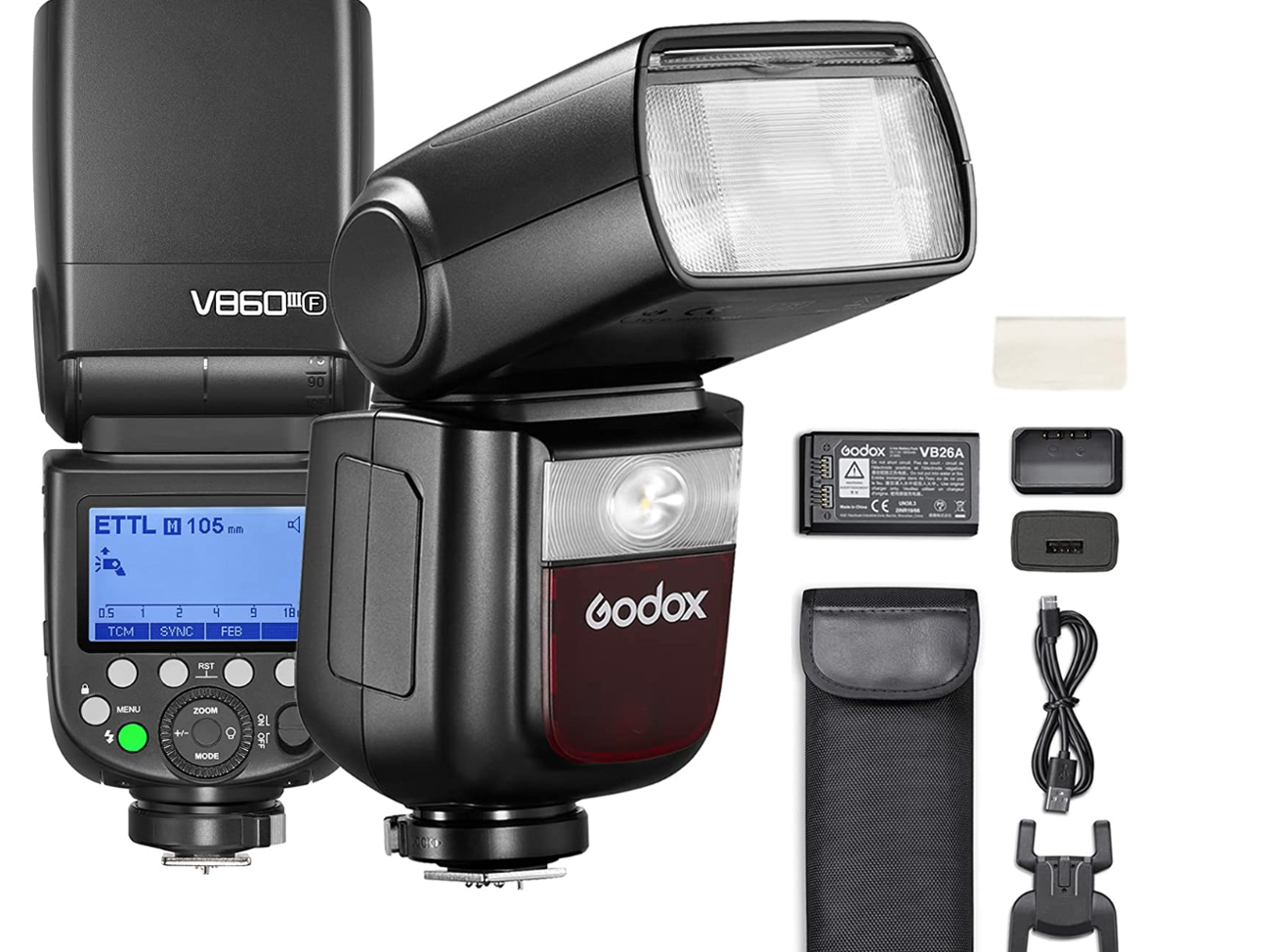 Godox v860iii x 2 (two godox speedlites)