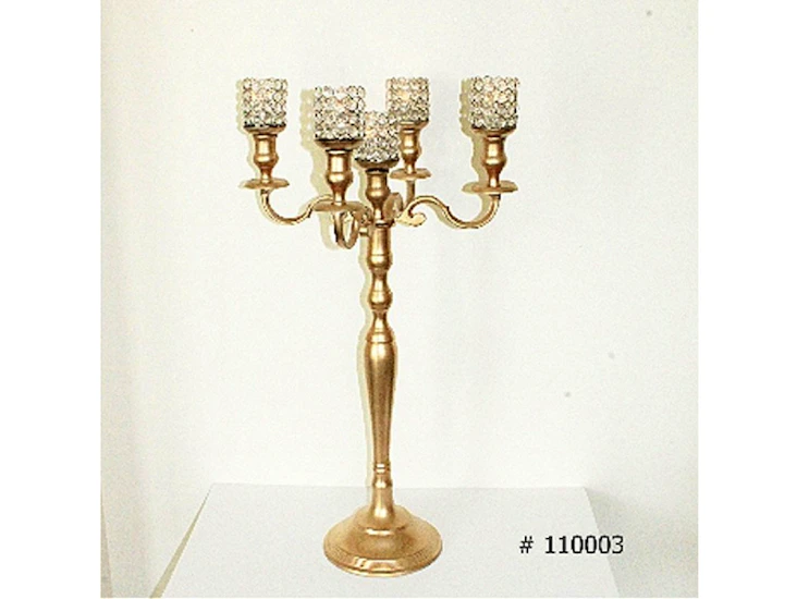 Gold candelabra 33inch tall # 110003