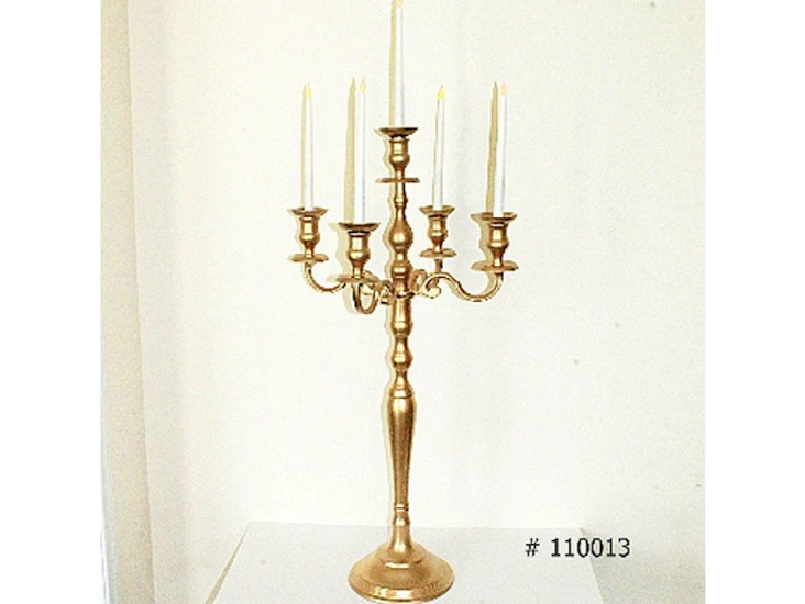 Gold candelabra 36 inch tall # 113013