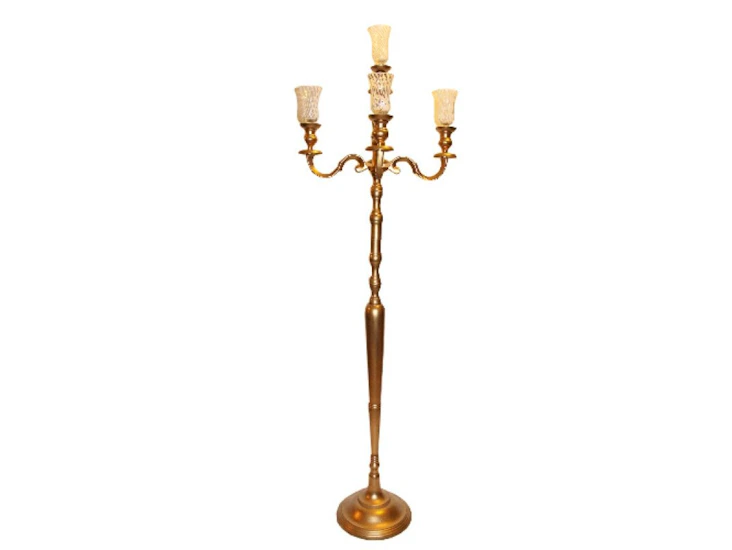Gold candelabra 72 inch tall