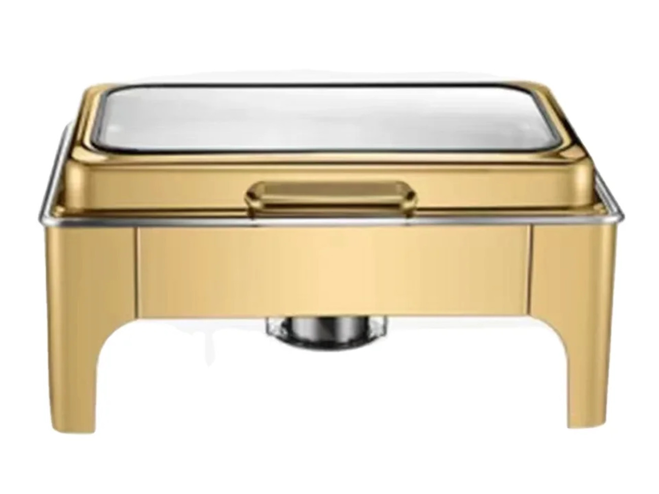 Gold rectangular chaffing dish - 10 quart