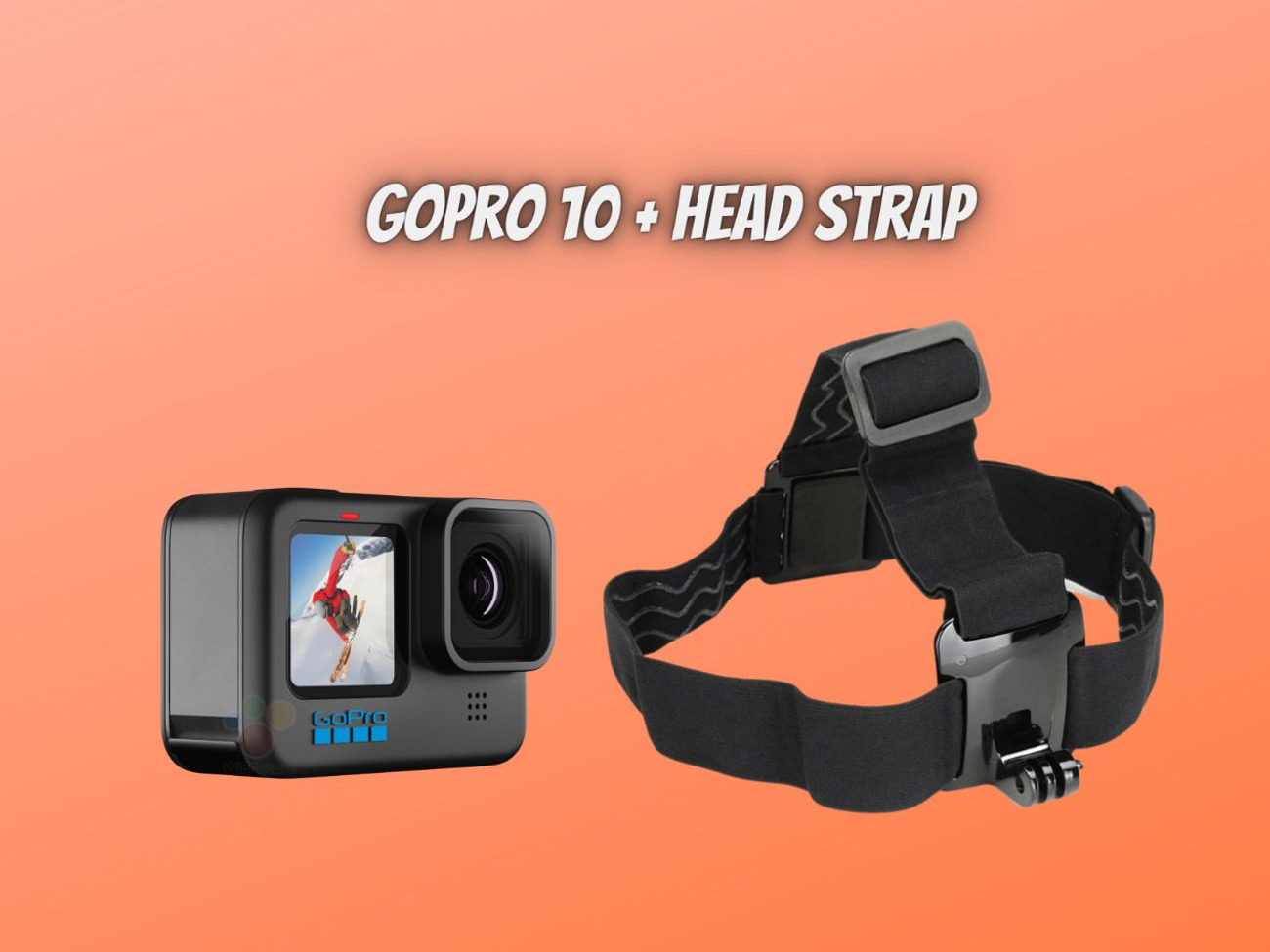 Gopro 10 + head mount