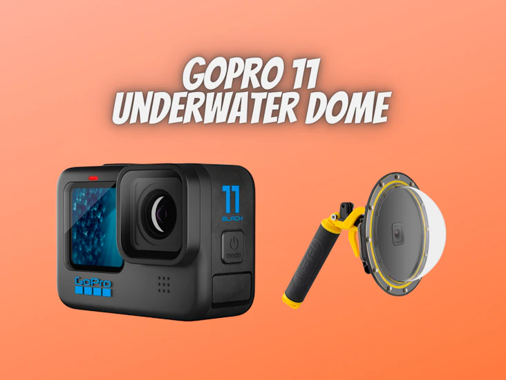 Gopro hero 11 + underwater dome waterproof action camera