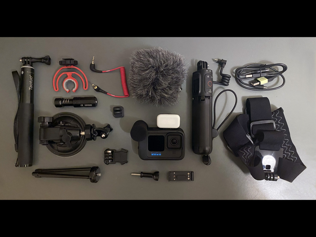Go-pro hero 11 black creator edition with extras.