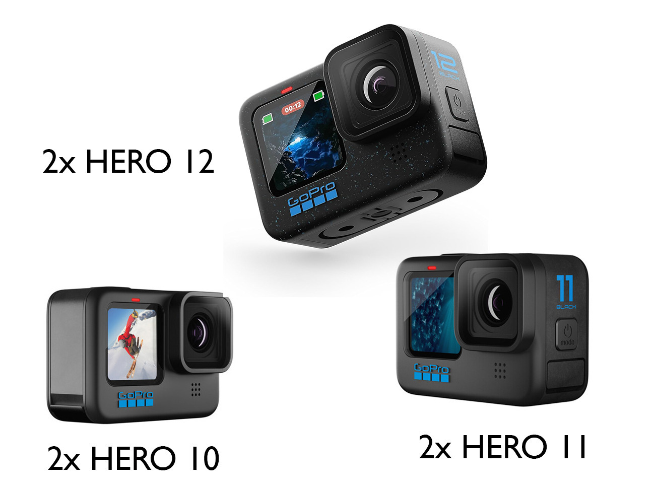 Gopro hero 13, 12, 11, 10 black 
