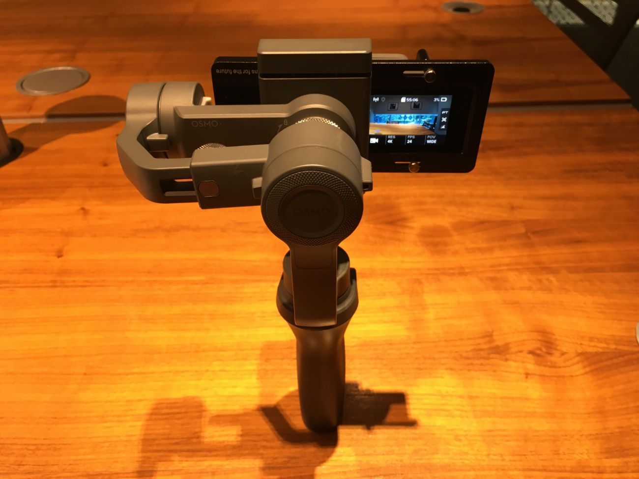 Gopro hero 8 with dji osmo mobile 2 gimbal 
