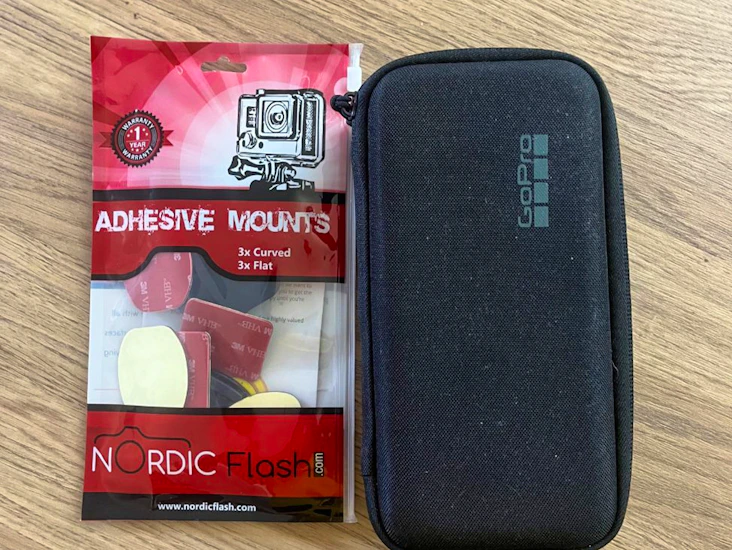 Gopro hero 9 black with adhesive mounts