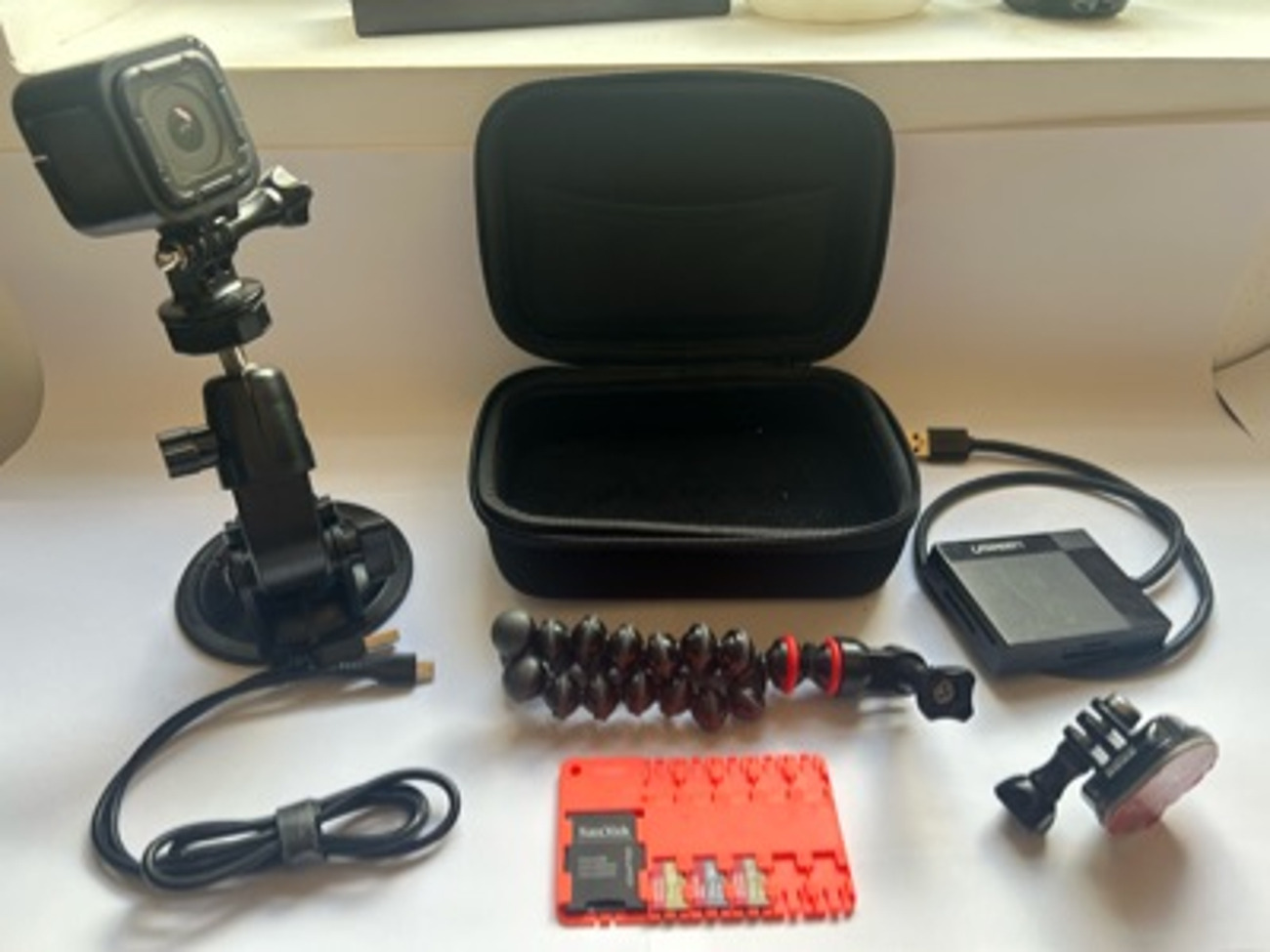 Gopro hero session waterproof action cam travel bundle