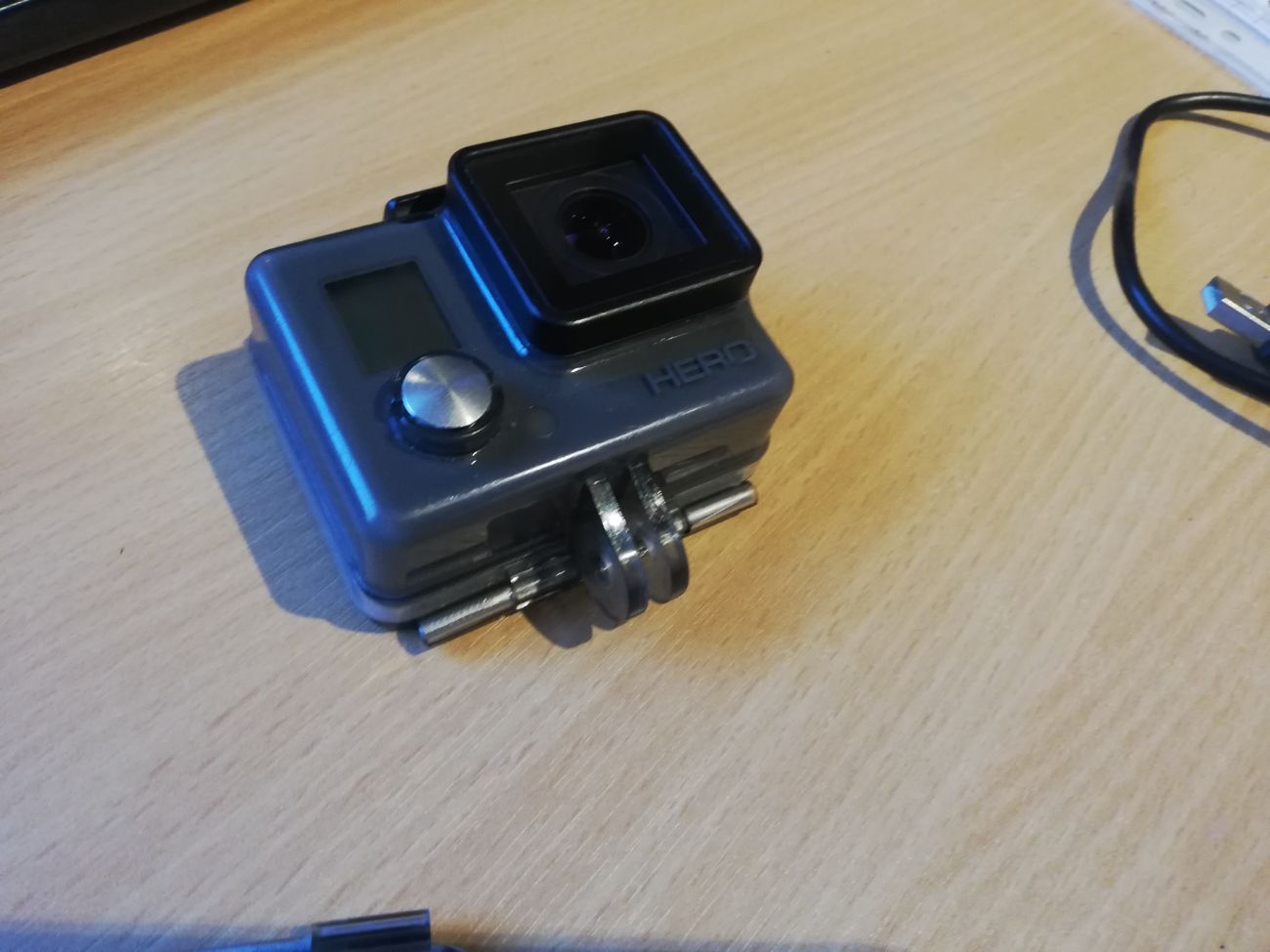 Gopro hero with 32gb sdhc card and attachments