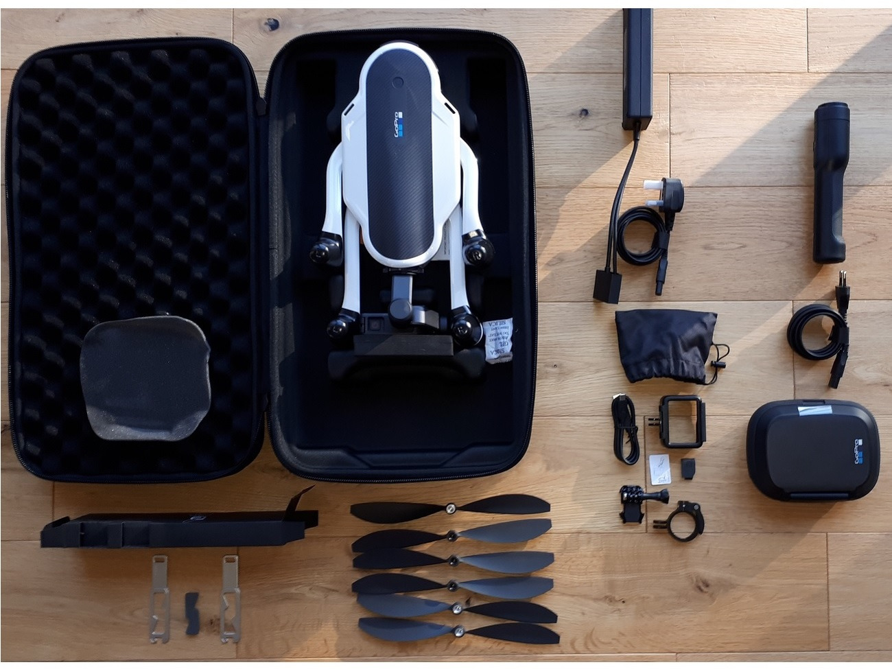 Gopro karma drone with hero 6 black 4k camera