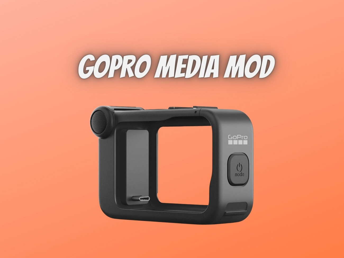 Gopro media mod for gopro 10 gopro 9