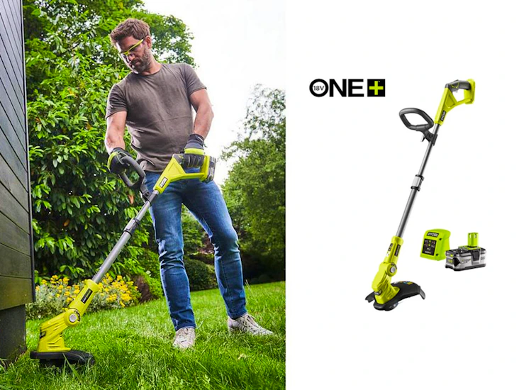 Grass trimmer strimmer ryobi rlt183215 18v one+ cordless