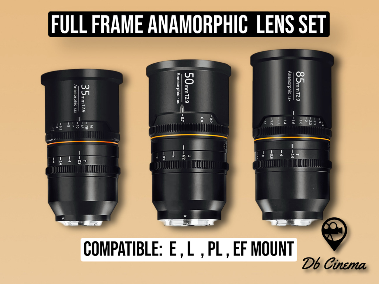 Rent Great Joy Cine Anamorphic Lens Set (like Sirui atlas Orion