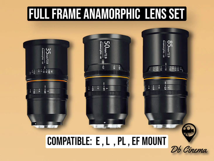 Great joy cine anamorphic lens set (like sirui , atlas orion , arri , atlas mercury)