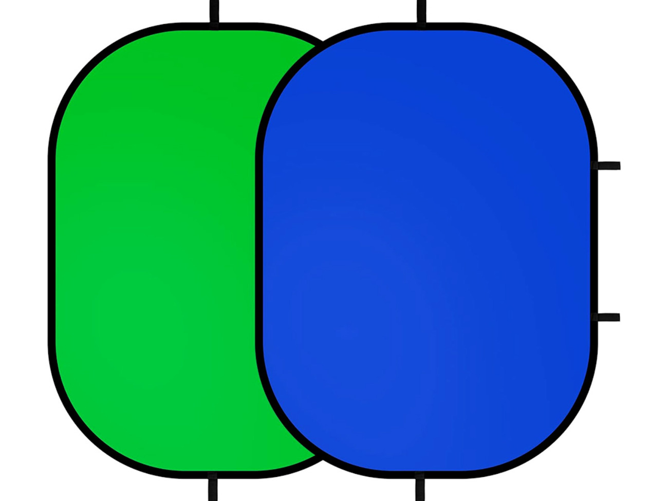 Green and blue screen collapsible background 