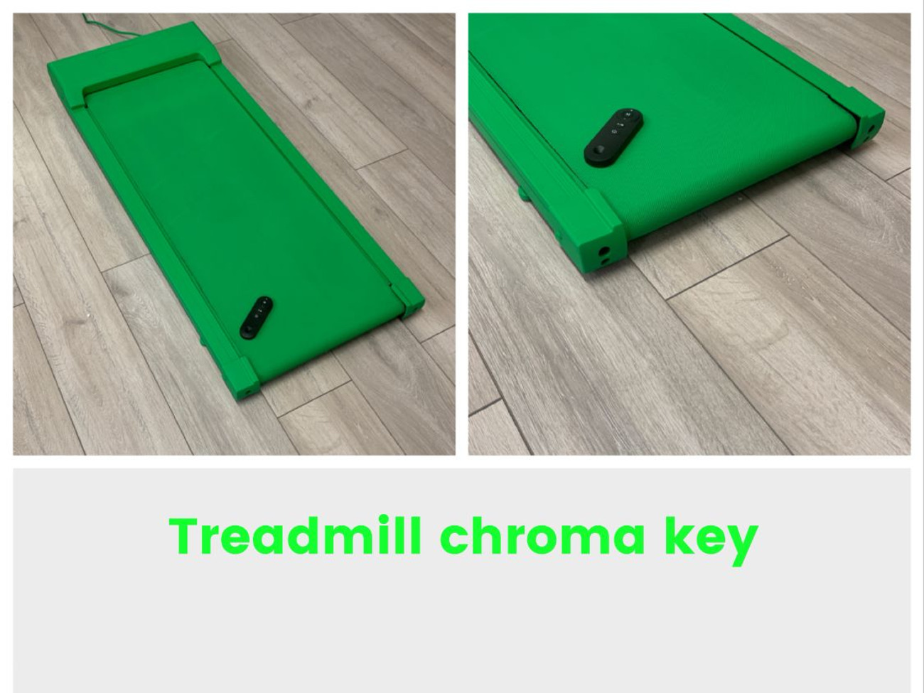 Green screen treadmill chroma key backdrop studio video 360