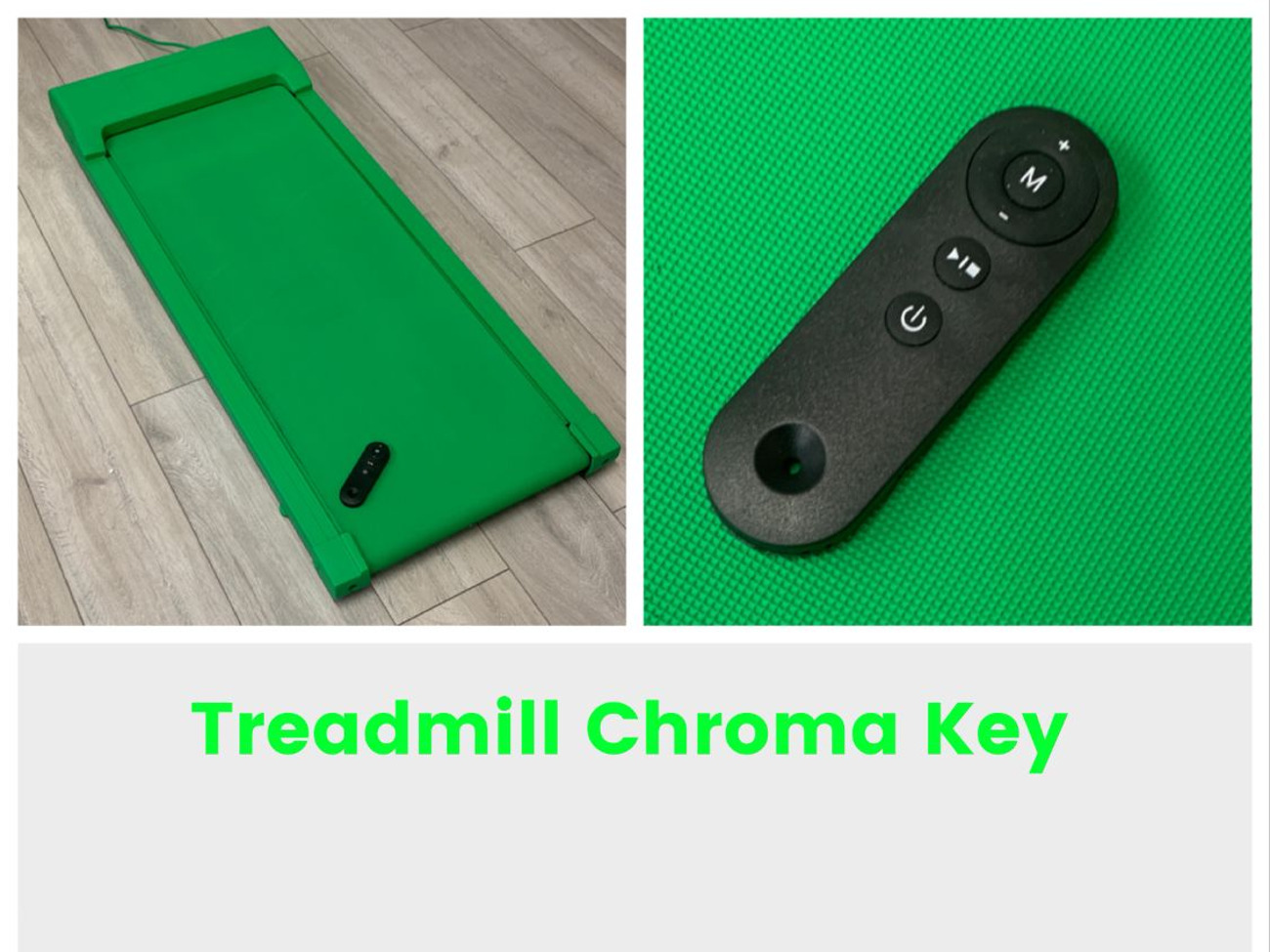 Green screen treadmill chroma key backdrop studio video fx 