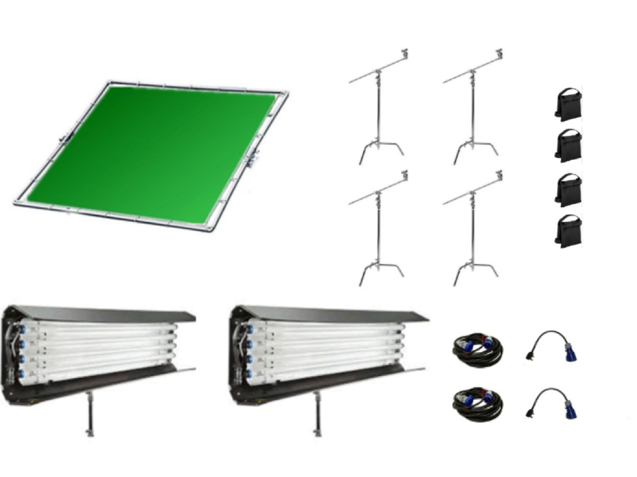 Greenscreen & lighting package